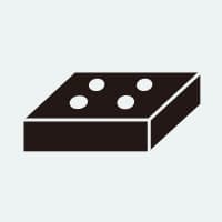 厚物 角型<br>ボルト穴