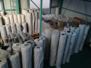 ゴムシートドットコムの倉庫内をちょっとだけ(^^ゞ