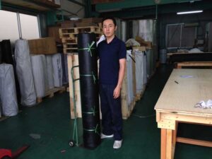 天然ゴムマット 10mm×1500mm幅あります！