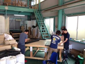 ゴムマットの質感をお伝えする動画を撮影しました