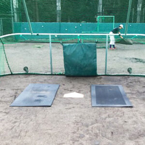 天理大学野球部様 練習場 バッターボックスにリサイクルゴムを使っていただきました