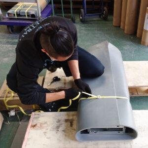 グレーチングの荷姿です（ゴムシート.comから出荷する場合）