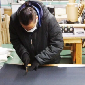 設置場所の形状に合わせたゴムシートの複雑な加工もご相談ください