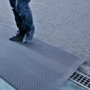 ク?レーチンク?の排水性能を保ちながら安全性を高める　グレーチング カバーシートのご提案