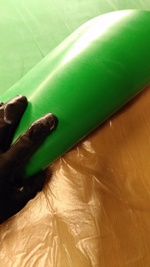 ゴムシートは黒だけじゃない！緑なグリーンだってあるんです！