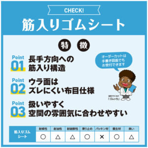 筋入りゴムシート 画像