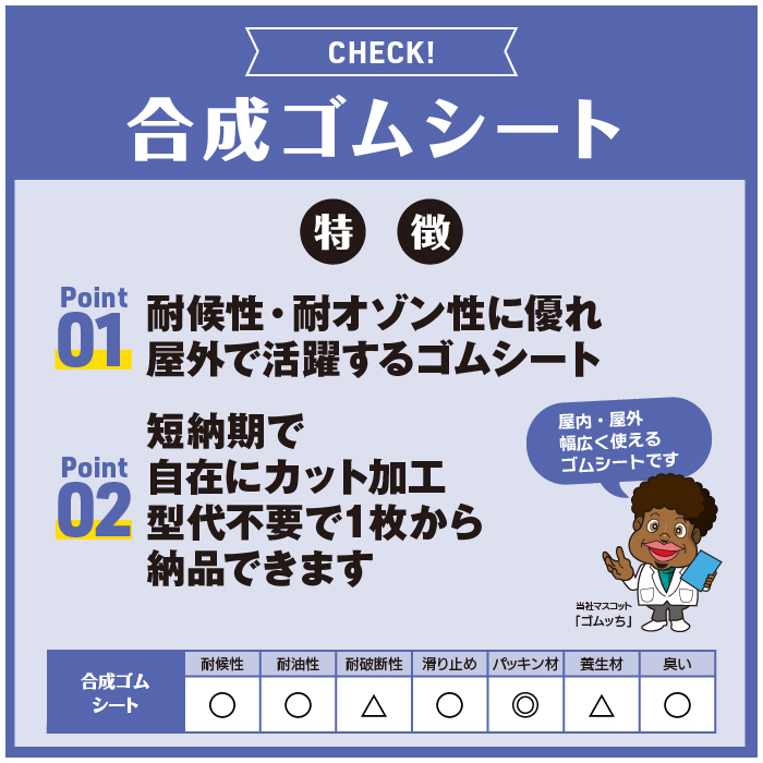 合成ゴムシート 画像