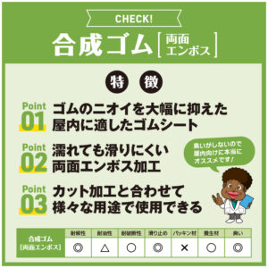 合成ゴム（両面エンボス） 画像