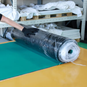 静電気防止効果のある作業台ゴムマット 画像