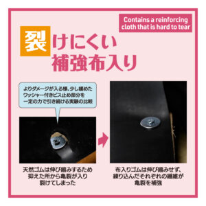 補強布入りゴムシート 画像