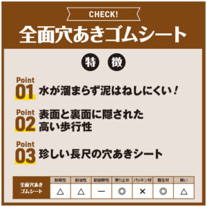 全面穴あきゴムシート 画像