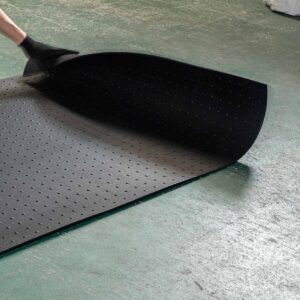 凹凸のあるリサイクルゴムシート 画像