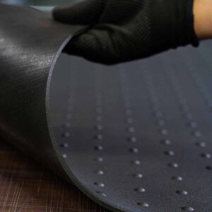 凹凸のあるリサイクルゴムシート 画像