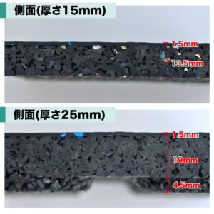 ワケあり処分特価スポーツジム専用ゴムマット 画像