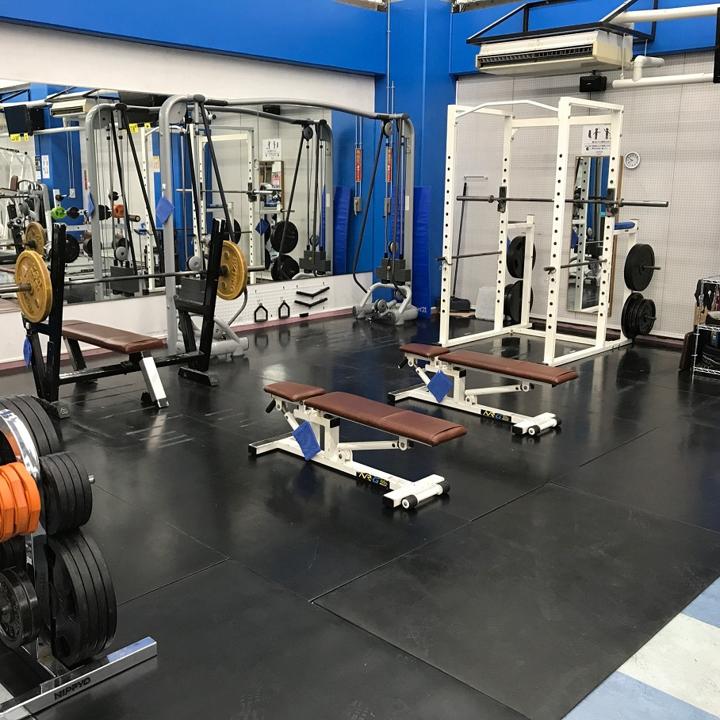 フィットネスジムの床面保護と防音